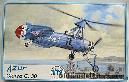 Azur 1/72 Cierva C-30 Autogyro - (C30), 015 plastic model kit